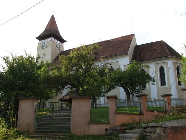 A church downtown Cisnadioara