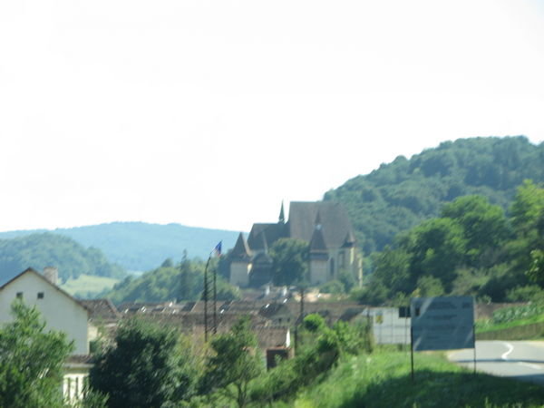 Biertan from the distance