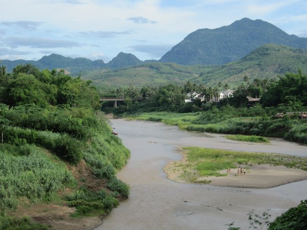 view of the nam khan river