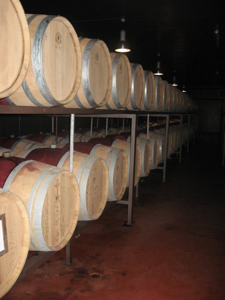 The Logaretti's Wine Barrels