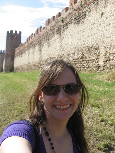 Me in front of the Midieval Wall