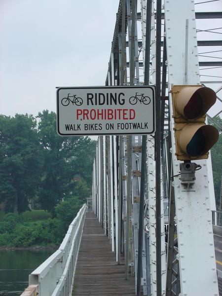 No Bike Riding Allowed