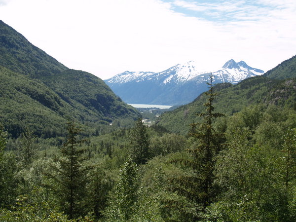 Looking back to the Lynn Canal