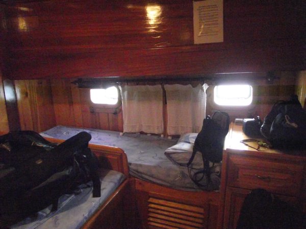 Cabin on the boat