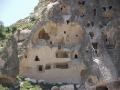 Homes carved into the fairy chimneys