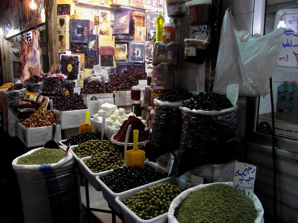 Olives at the bazaar
