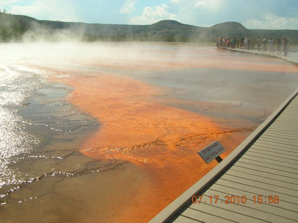 Chromatic Pool in Yellowstone
