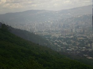 Caracas from the Avila mountain