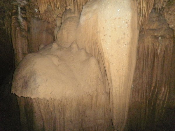 stalagmites or stalactites... :)