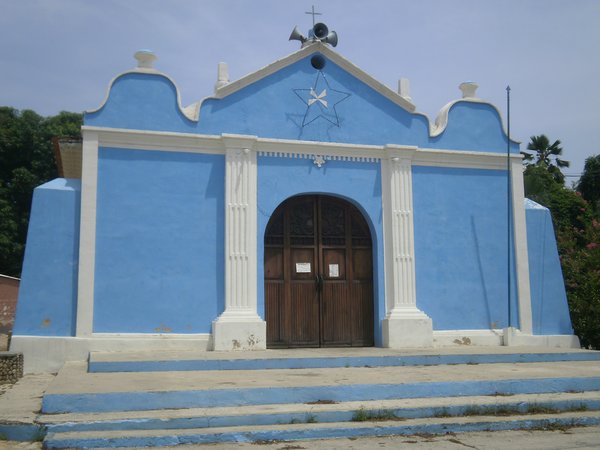 church with a nice communism star above the door