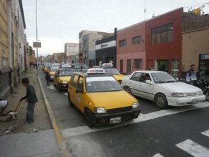 thousand of cabs in the streets
