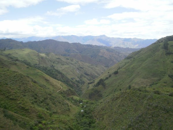 panoramatic view of the Vilcabamba valley