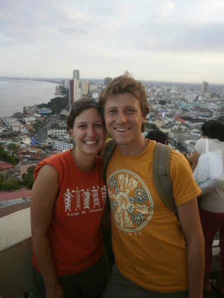 and a romantic photo from the highest point of Guayaquil