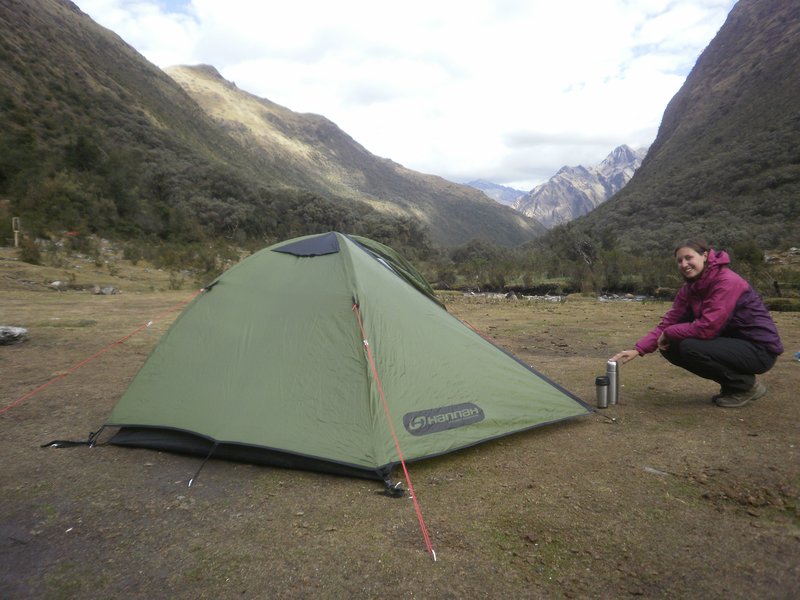 first night in the Huaripampa camp (around 3.800m)