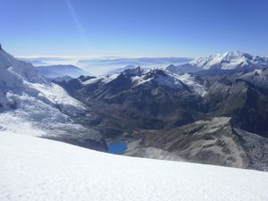 great view of the northern part of the Cordillera Blanca