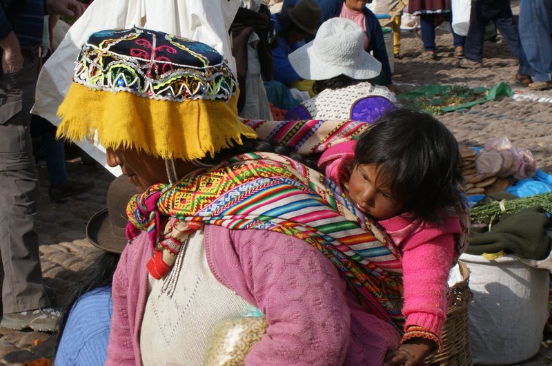 on the market in Pisac