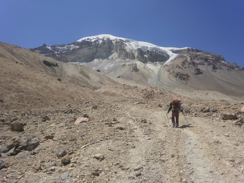 continuing to the high camp