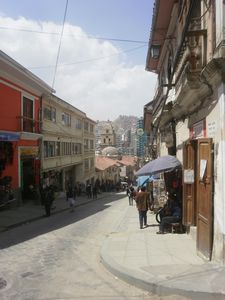 back in the streets of La Paz
