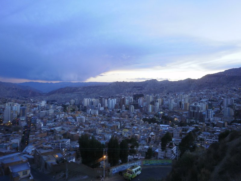 in the evening, La Paz is fascinating
