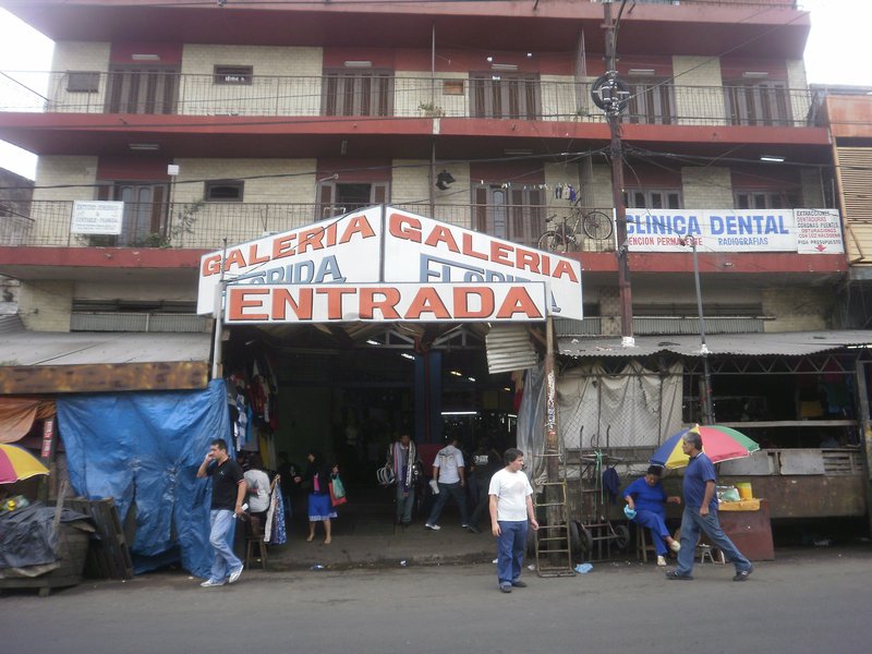 the entrance to one part of the market