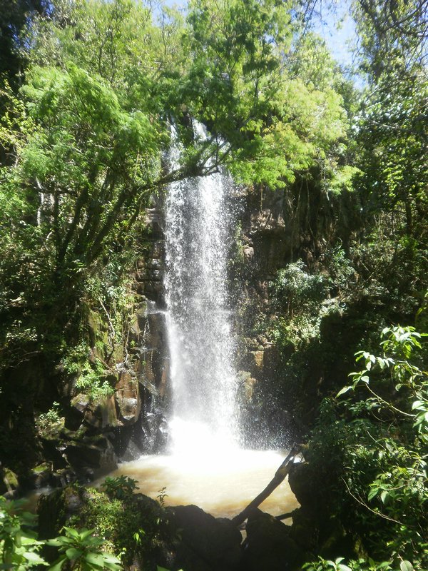 one of the smaller falls with a nice lagoon