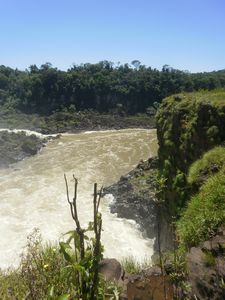 the Iguazu river