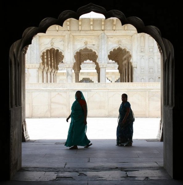Agra Fort arcades