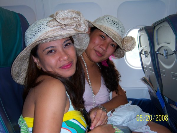 On board (Flight to Manila)