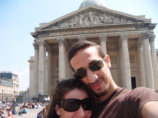 Kamel and Me in front of Pantheon
