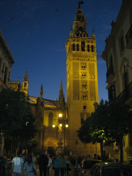 Catedral at night