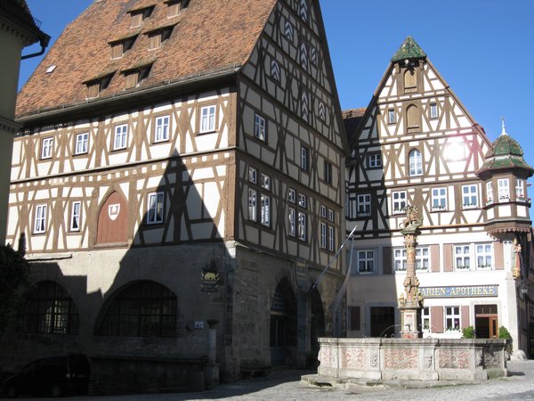 Buildings in Rothenburg