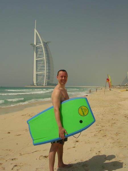 Paul and his Boogie board