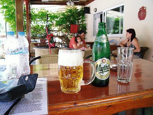 Beer at Spiros, Strongoli