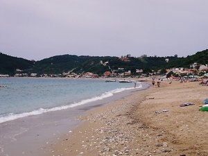 Beach at Ag Georgios (NW) starts here