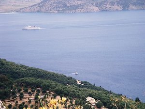 Another ferry on the Corfu Straight