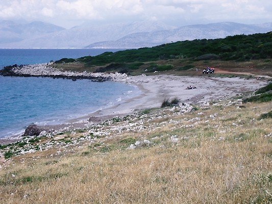 Small beach near Cape Agia Ekaterini