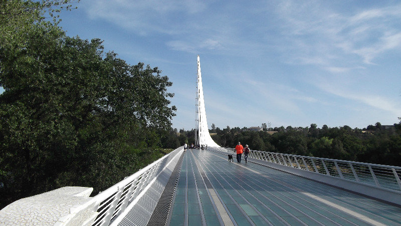 sundial bridge in Redding CA