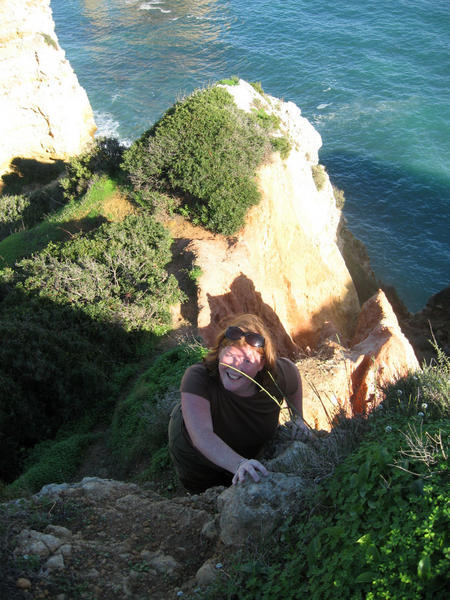 Kel Climbing Cliff