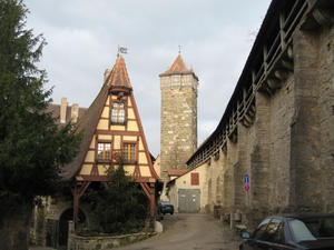 Old House and Wall Tower