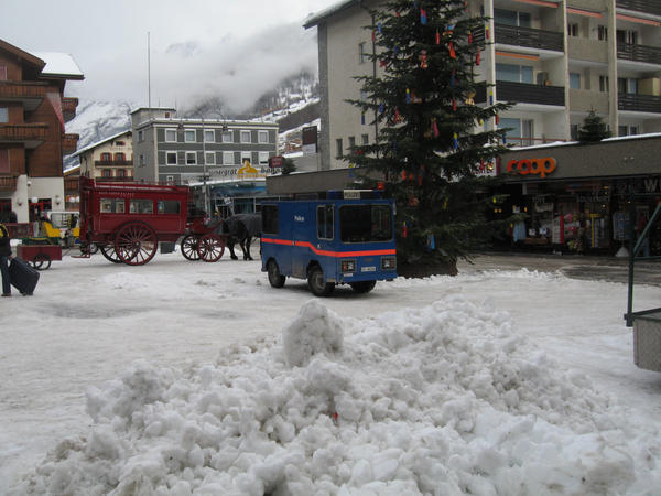 Small Electric Cars used in Zermatt
