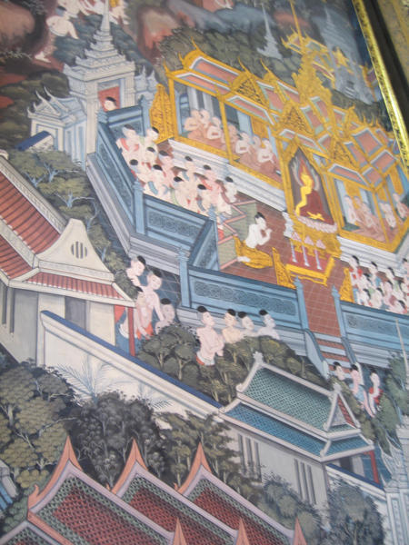 Wall Paintings in Wat Pho Temple