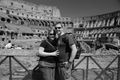 Us Inside the Colosseum