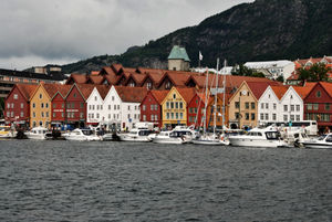 Bryggen from Across the Harbor