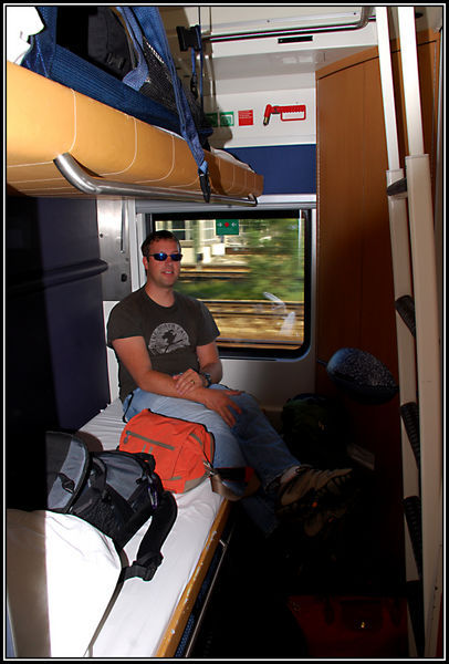 Mike in The Train Cabin