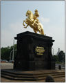 Golden Rider Statue