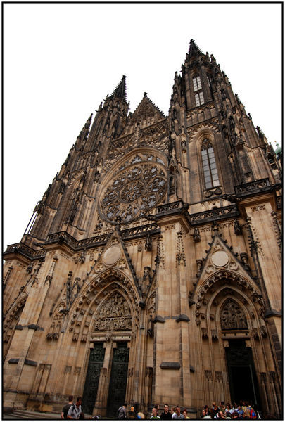 The Front of St. Vitus Cathedral
