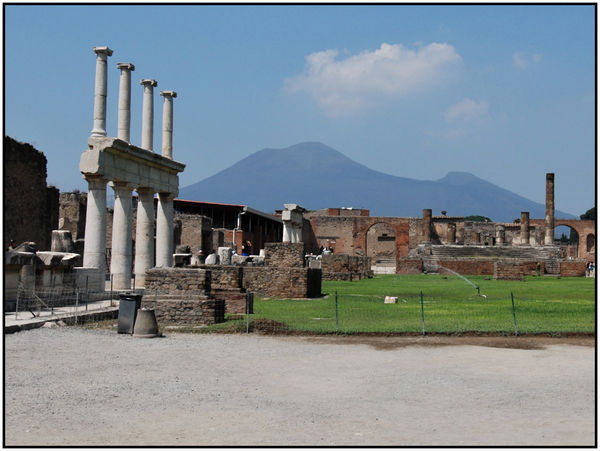 Vesuvius Standing Over the Forum