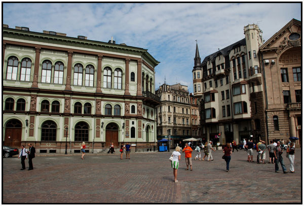 Art Nouveau Square in Old Town