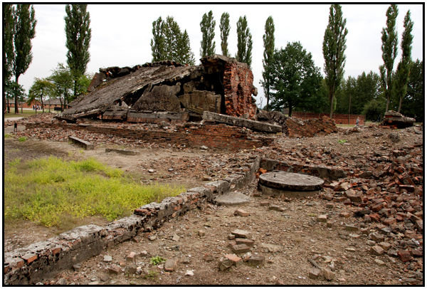 Remains of One of the Crematoriums from Birkenau