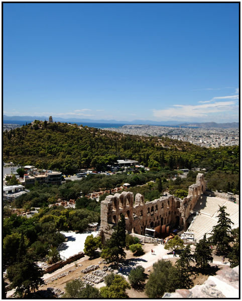 Odeon of Herodus Atticus from Above